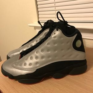 AirJordan 13 Reflective Silver Mens (Used No Box)